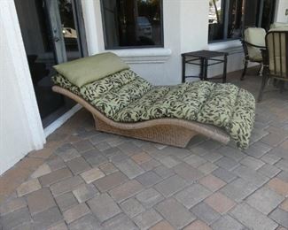 Rattan Lounger