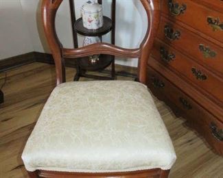 Victorian Carved Wood Chair