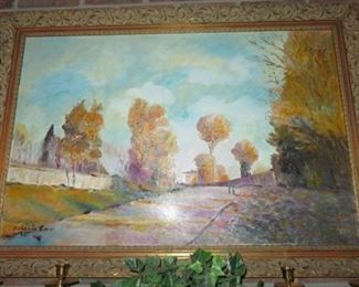 Artist Signed Canvas Oil Painting