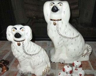 Vintage Staffordshire Dogs
