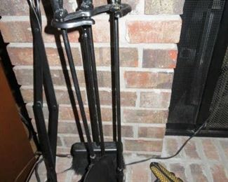 Owl Handle Fireplace Tool Set