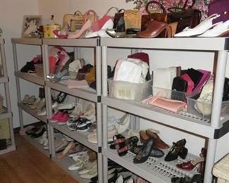 Handbags & Ladies Shoes Size 10