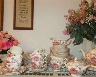 Rose Chintz China by Johnson Bros.