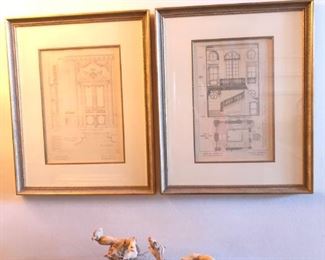 Antique Architectural Drawings
