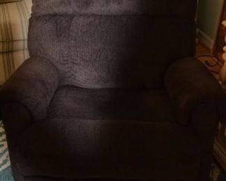 Like New Fabric Rocker/Recliner(sorry for the shadow)