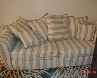 Linen Fabric sofa rarely used