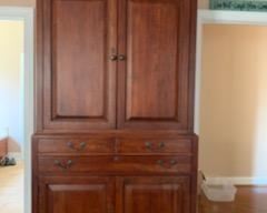 Armoire with built in drawers by Kincaide.