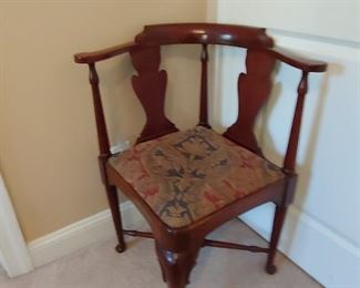 Antique mahogany necessary chair.