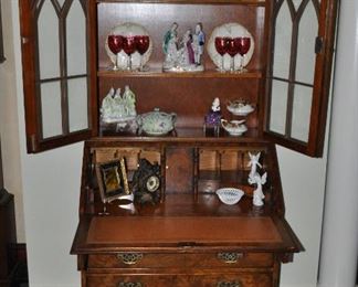 Stunning antique secretary shown open!