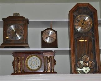 Still more mantle clocks, vintage and antiques!