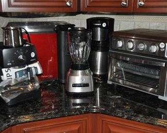 Amazing selection of kitchen appliances including Krups, Butterball Electric Deep Fryer, Oster and Cuisinart!