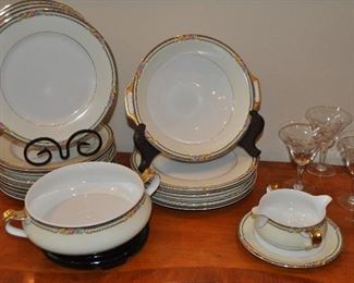 18 T.K. Thun, made in Germany dinner plates available as well as several serving pieces