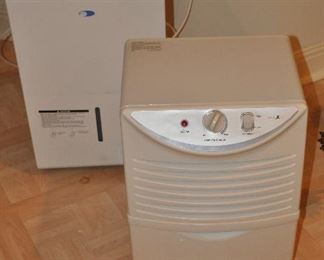 Two dehumidifiers available