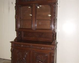 French Oak Louis XIII Buffet De Corpse or Hunting Buffet
