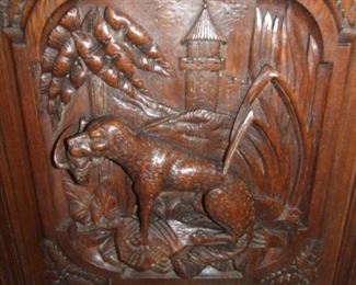 French Oak Louis XIII Buffet De Corpse or Hunting Buffet