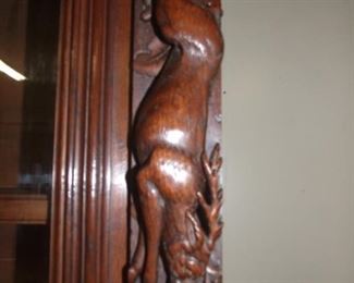 French Oak Louis XIII Buffet De Corpse or Hunting Buffet