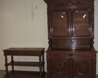 French Louis XIII Buffet De Corpse & Barley Twist Server