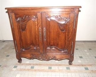 French Louis XV provencal 2 Door Server