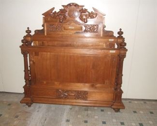 French Louis XVI Walnut Bed