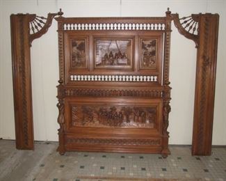 Quality Breton Bed Highly Detailed Personage Part of Suite