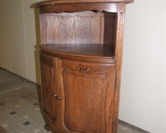 Louis XV Country French Corner Cupboard