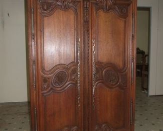 Quality Louis XV Normandy Marriage Armoire