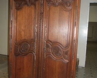 Quality Louis XV Normandy Marriage Armoire