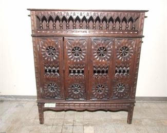 Salesman Sample Cabinet Makers Tiny Armoire 