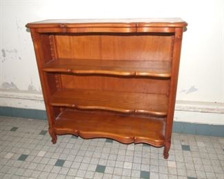 Louis XV Cherry Open Bookcase