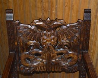 Close Up of Carved Eagle