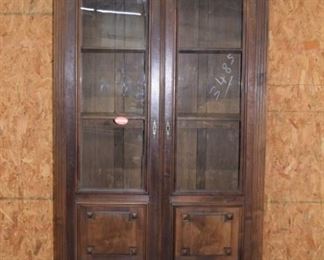 Walnut French Henri II 2 door Bookcase