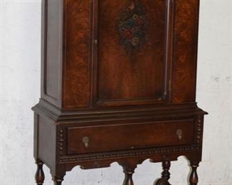 Walnut Berkey Gay linen Cabinet
