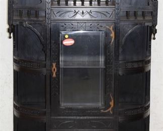 Ebonized Herter Curio China Cabinet