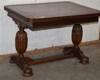 Carved Draw Leaf Pub Table 