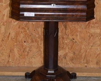 Meeks Mahogany Sewing Stand 