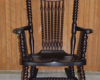 Mother of Pearl Barley Twist Rocker