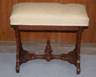 Renaissance Victorian Foot Stool w/ Storage