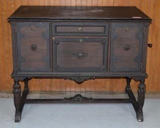 Walnut Floor Model Victrola