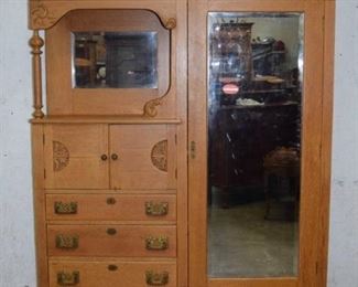 Oak Combination Wardrobe