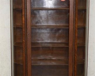 Oak Paw Foot Curved Glass China