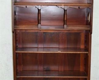 Mahogany Open Bookcase