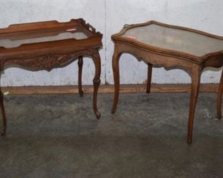 French & Chippendale Tea Tables