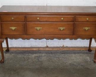 Cherry Queen Anne Sideboard