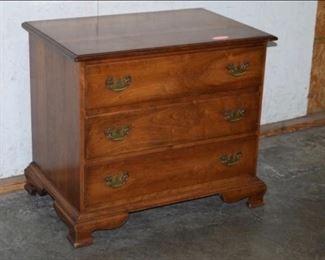 Cherry 3 Drawer Low Chest