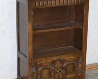 Small Oak French Bookcase