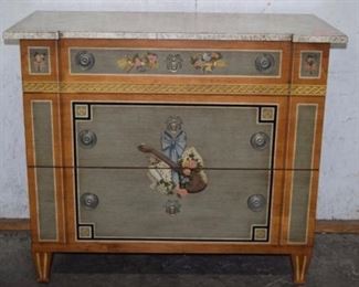 Paint Decorated Chest