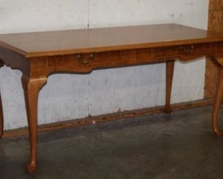 Walnut Queen Anne Library Desk
