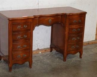 Mahogany French Kneehole Vanity