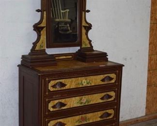 Cottage Painted Dresser w/ Mirror
