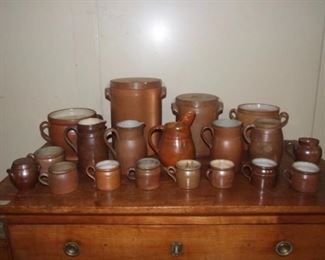 Large Group of Eartherware Pottery